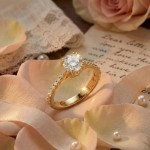 Swarovsk Stilla cocktail ring Round cut, Pavé, White, Gold-tone plated - 5642617