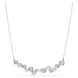 Swarovski collier Constella necklace Mixed cuts, White, Rhodium plated - 5722473