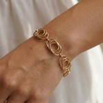 Armbånd i bronse Flor. HILLESTAD - ALIDA259