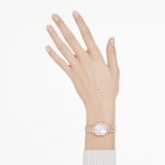 Swarovski klokke Dextera octagon watch Swiss Made, Metal bracelet, Gold tone, Rose gold-tone finish - 5715517