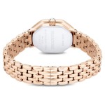 Swarovski klokke Dextera octagon watch Swiss Made, Metal bracelet, Gold tone, Rose gold-tone finish - 5715517