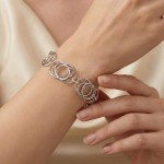 Armbånd i sølv Flor. HILLESTAD - ALIDA259S