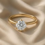 Diamantring forlovelsesring 1,00 ct i 14kt gull. Diona - 18001100