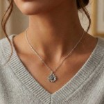 Smykke i sølv 50 cm Camilla Prytz. HILLESTAD -26S