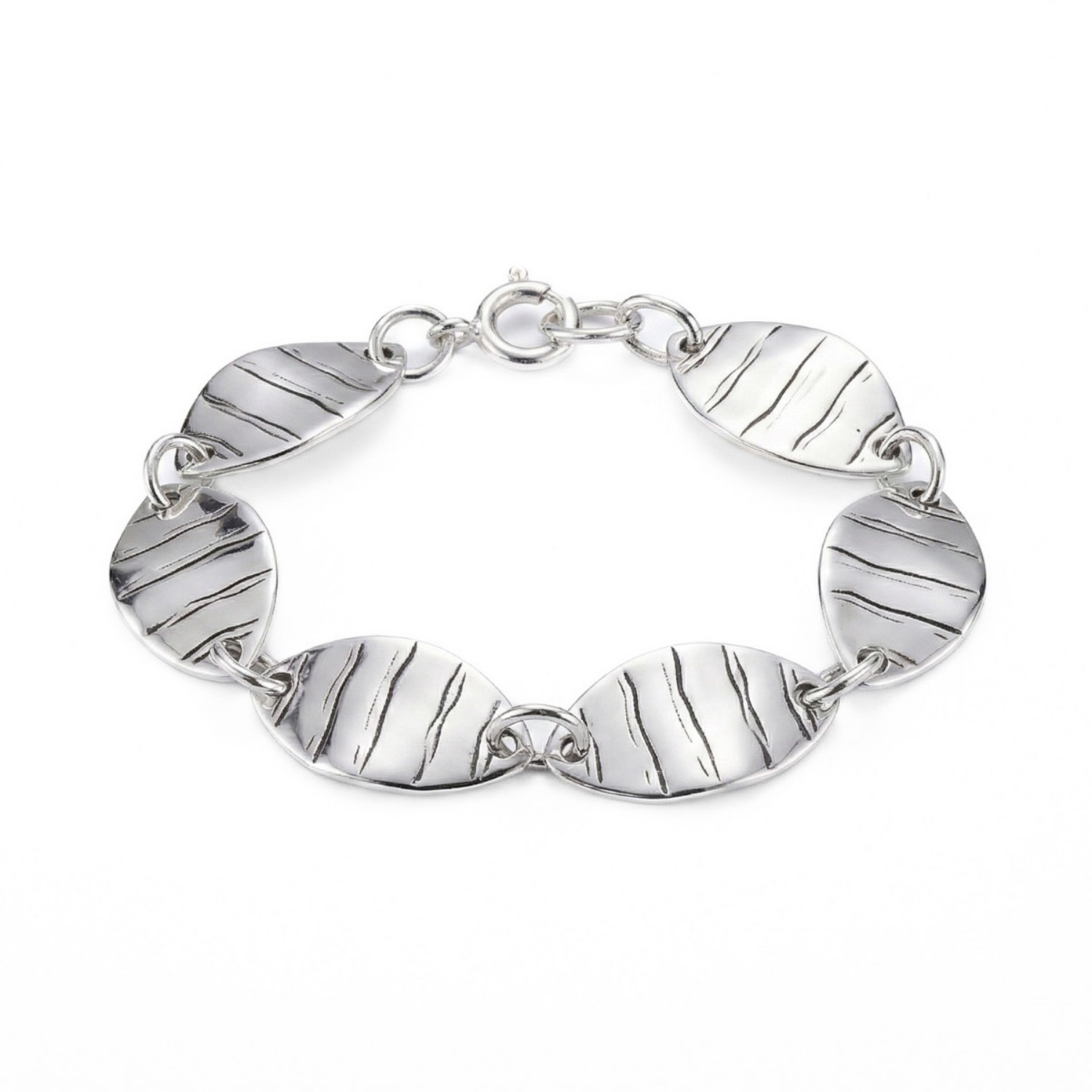 Armbånd i sølv Bladverk. HILLESTAD - AB346S