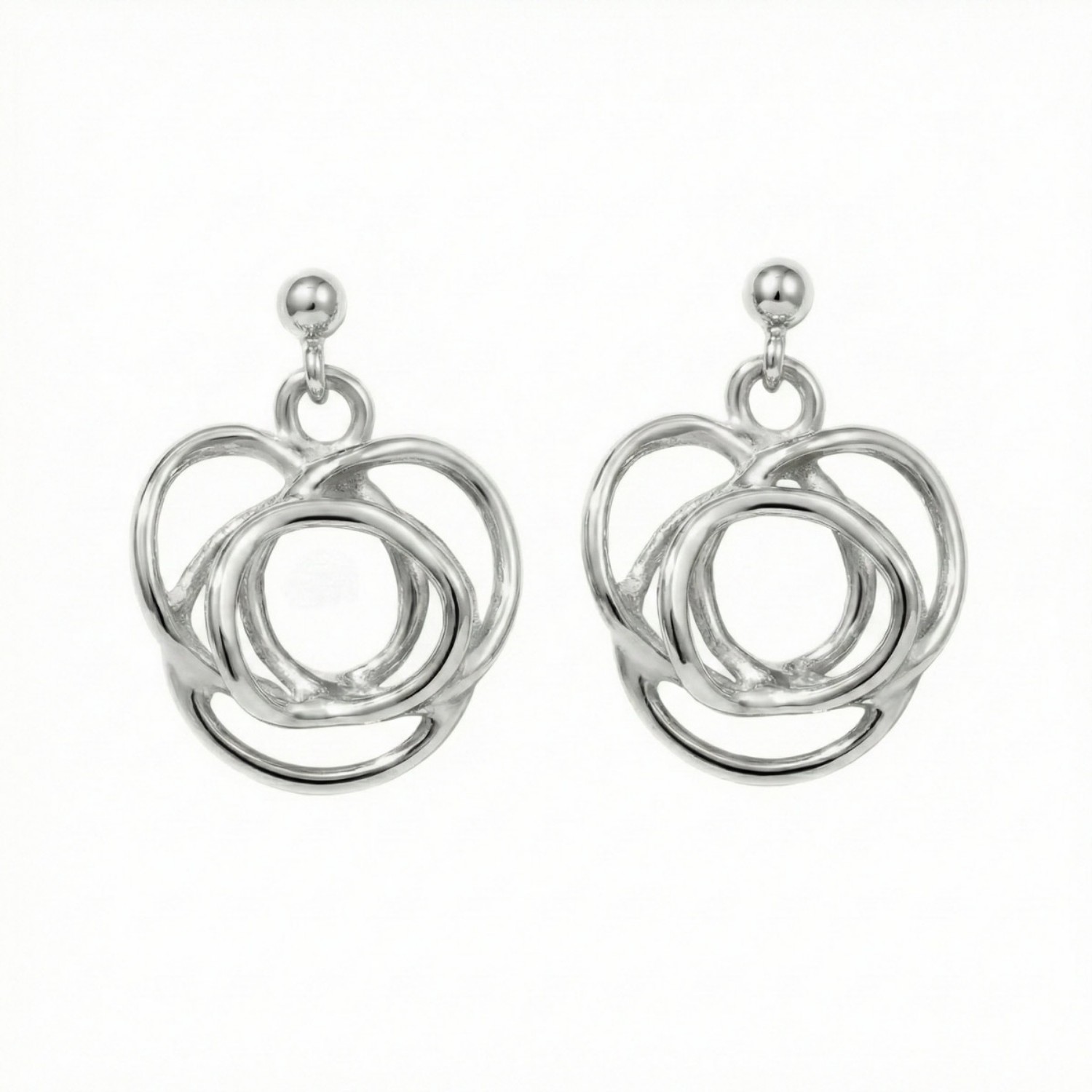 Øredobber i sølv Flor. HILLESTAD - ALIDA261S