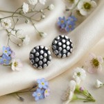 Øredobber i tinn Slow. HILLESTAD - AB322T