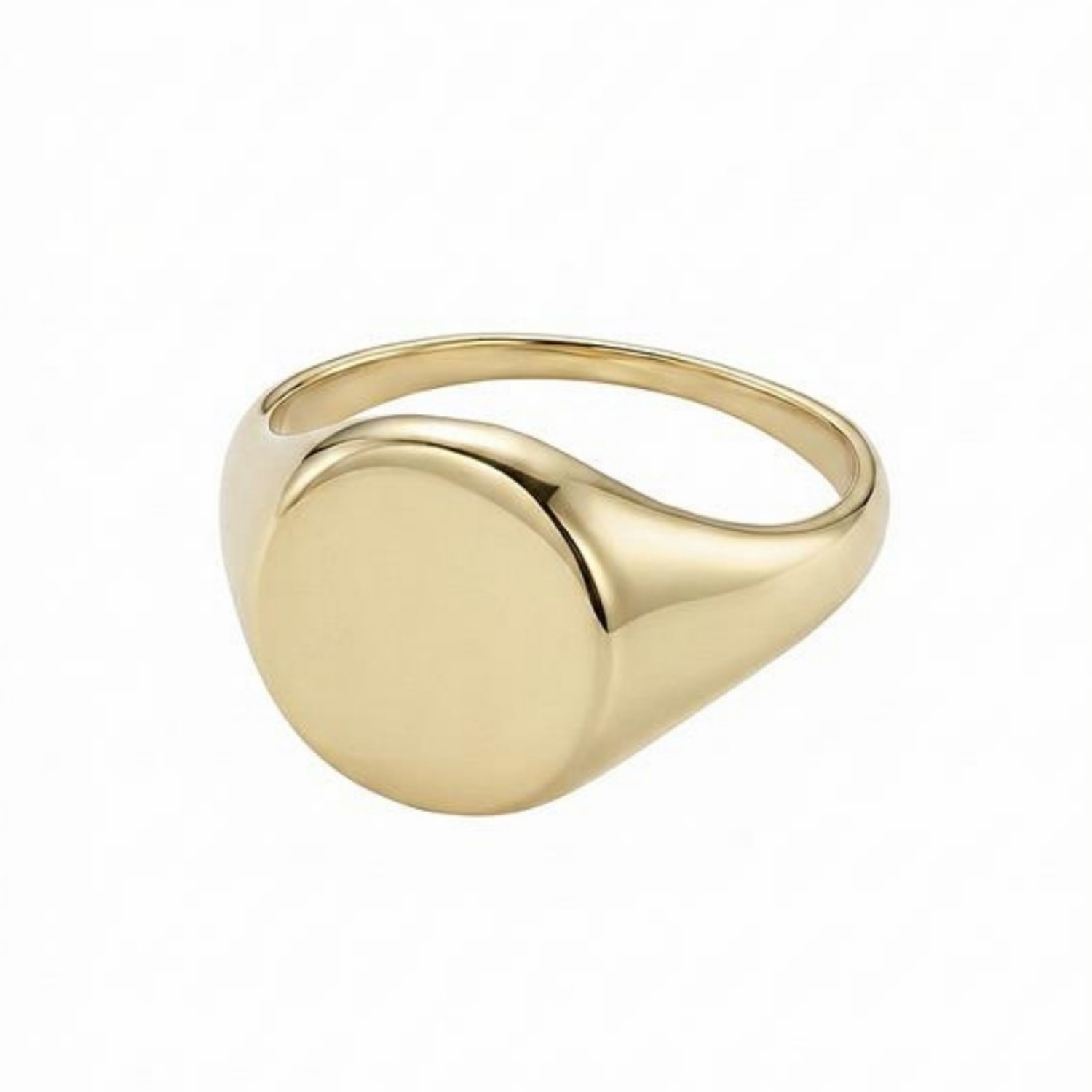 Signet herrering i 14kt gull - coc.500117556