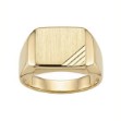 Signetring til herre i gult gull 3,5 mm - 56501