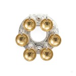 Sølje kvit forgylt - 886500