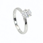 Forlovelsesring i gult gull med oval Lab Grown diamant 0,73 ct River (D) - VS2. Leticia - 18007073LG