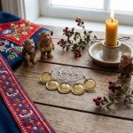 Barnesølje i hvit  og forgylt sølv - 895501