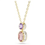 Swarovski smykke Chroma pendant Mixed cuts, Multicolored, Gold-tone plated - 5741586