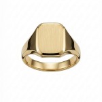 Herrering oktagon i 18kt gull - 01-84-422-62