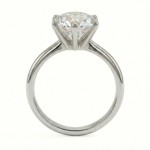 Forlovelsesring med lab grown diamant 2,0 ct River (D/E) VS1 3xExcellent i gult gull - 18007200LG-gg