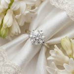 Forlovelsesring med lab grown diamant 2,0 ct River (D/E) VS1 3xExcellent i gult gull - 18007200LG-gg