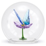 Swarovski figurer Idyllia Glass Ball Butterfly and Flower - 5721543