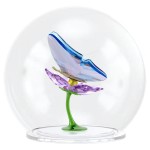 Swarovski figurer Idyllia Glass Ball Butterfly and Flower - 5721543
