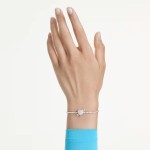 Swarovski armbånd Idyllia bracelet Mixed cuts, Heart with arrow, White, Rhodium plated - 5742022