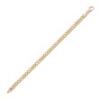 Armbånd Panser i gult gull 18kt, lengde 18 cm. - 01-GVD100-18