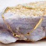 Gull armbånd Staver i 18kt gull, 19cm - 01-82-149-19