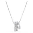 Swarovski smykke Hyperbola pendant Round cut, White, Rhodium plated - 5737064
