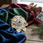 Sølje kvit forgylt - 106530