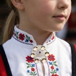 Sølje kvit forgylt - 106530