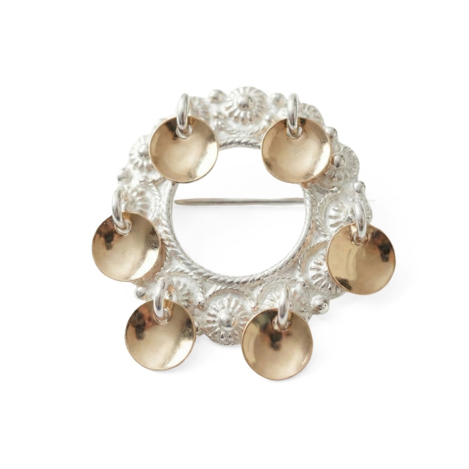 Sølje kvit forgylt - 137500