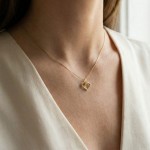 Gullhjerte i 14kt gull - Bur310555