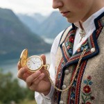 Bonett lommeur double mekanisk inkl. kjede - 462D