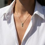 Gullsmykke i 14kt gull med diamanter 0,02ct W-SI - coc2640