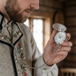 Bonett lommeur mekanisk inkl. kjede - 462