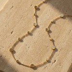 Halskjede i 18 karat gull, 90 cm langt - 018210543