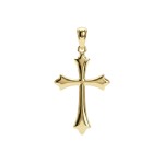 Kors i gult gull 14kt/585 - 85490