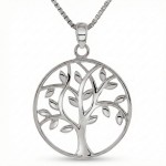 Smykkesett Livets tre i sølv - 69530