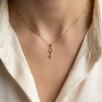 Smykke Nøkkel i gult gull 14 kt - 52839