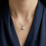 Diamantsmykke i gull med 0,32 ct W-si -BUR250165150