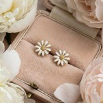 Liv - Ørestikk Hvit margeritt - 710303