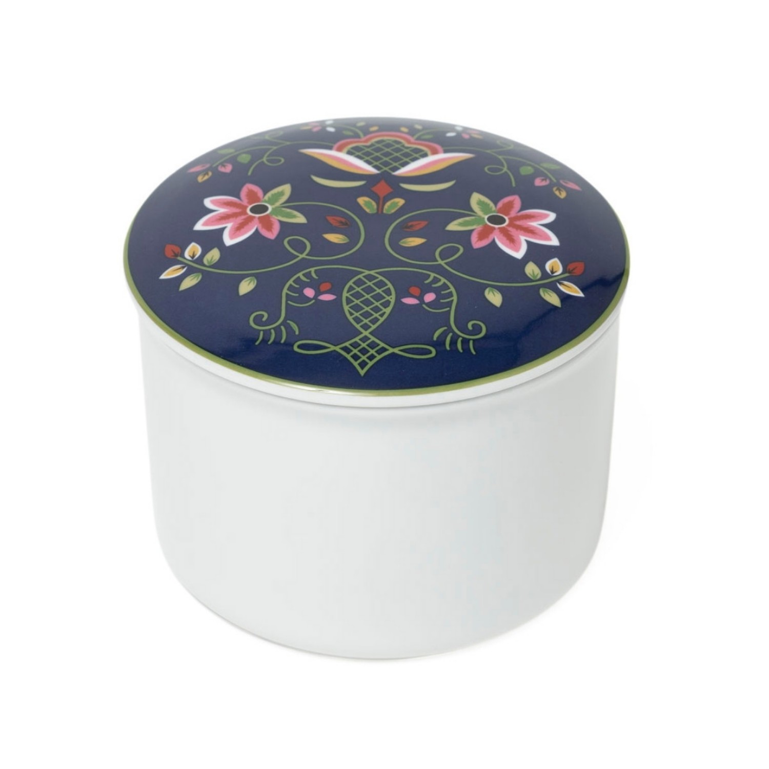 Lundeby blå stort smykkeskrin - 1063