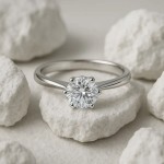 Enstens diamantring Aida med 1,00 ct i 14kt gull. TW-Si. -18016100