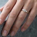 Diamantring - forlovelsesring Leda  0,80 ct - Ru-11080