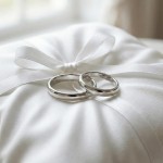 Giftering i hvitt gull 14kt, 4 mm. RUBIN modell 167 -1340