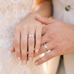 Giftering i hvitt gull 14kt, 4 mm. RUBIN modell 167 -1340