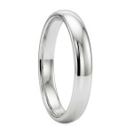 Gifteringer fra RUBIN i platina 950, 3,5 mm - RU-35-13-W9