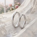 Gifteringer fra RUBIN i platina 950, 3,5 mm - RU-35-13-W9