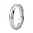 Giftering i platina 950, 4 mm. RUBIN modell 803  - 1140