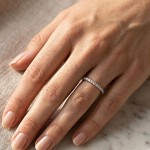 Diamantring i 18 kt gull med diam. 0,40 ct TW-SI - BJR0459