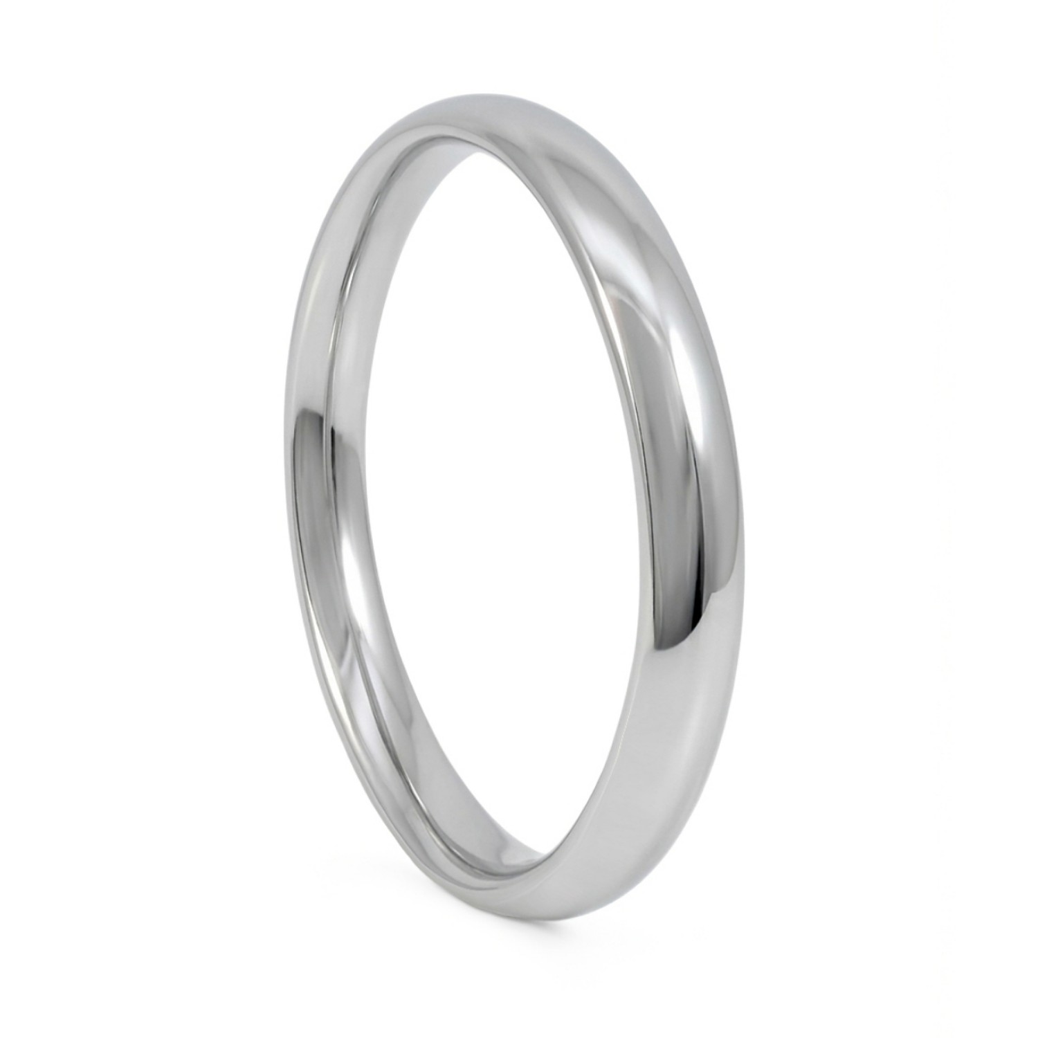 Giftering i hvitt gull 14kt, 3 mm. RUBIN modell 803 -1530