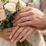 Giftering i hvitt gull 14kt, 3 mm. RUBIN modell 803 -1530